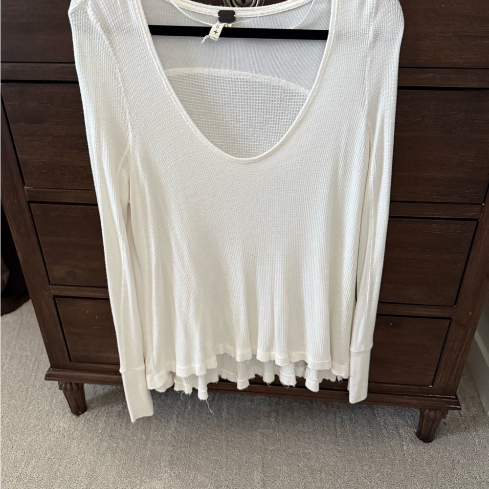 We The Free Cream Long Sleeve Tunic
